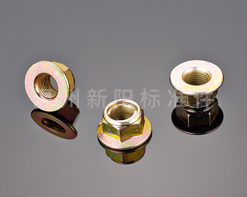 -6187 铁片锁紧 -6187压三点锁紧 -非标螺母 -彩锌 -蓝白锌