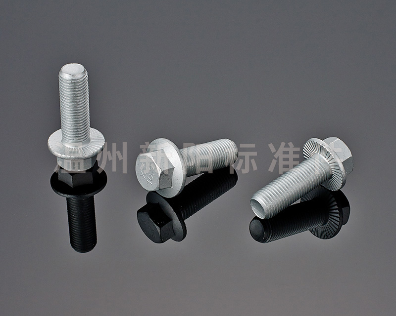 -Q180 -Q181 -外六角法兰螺栓 -银色达克罗 -10.9级 法兰螺栓