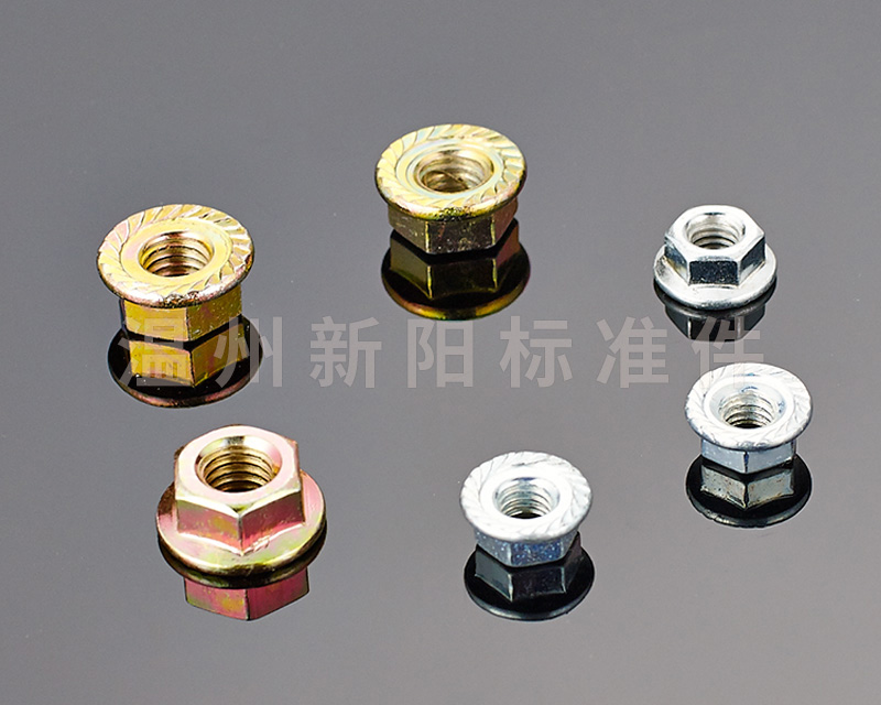 -6187 铁片锁紧 -6187压三点锁紧 -非标螺母 -彩锌 -蓝白锌 5.1