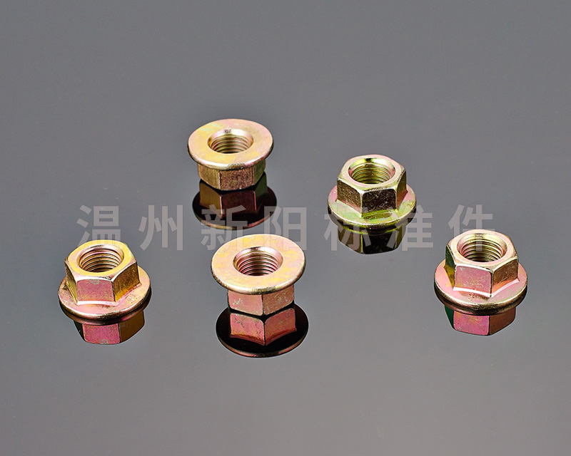 -6187 铁片锁紧 -6187压三点锁紧 -非标螺母 -彩锌 -蓝白锌