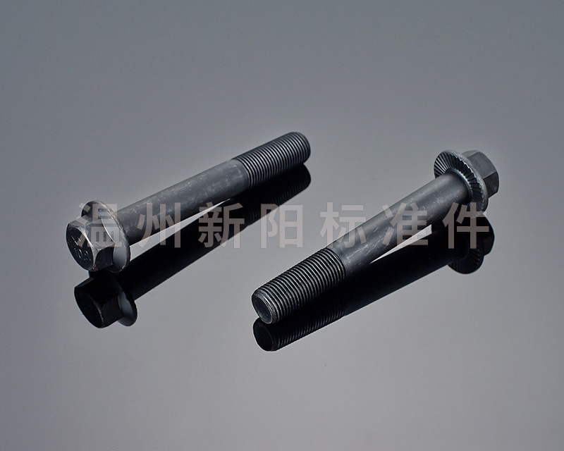 -Q181-Q180--外六角法兰螺栓 -10.9级- 黑色达克罗 花齿法兰螺栓13.1